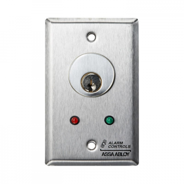 MCK-6 Mortise Keyswitch, Gang, Green & Red LED
